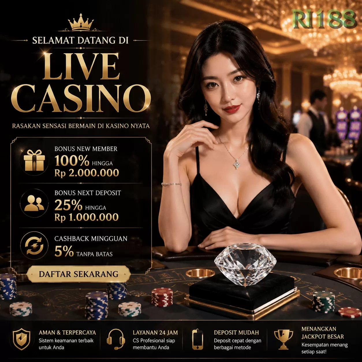 WELCOME BONUS NEW MEMBER 50_ promotion image